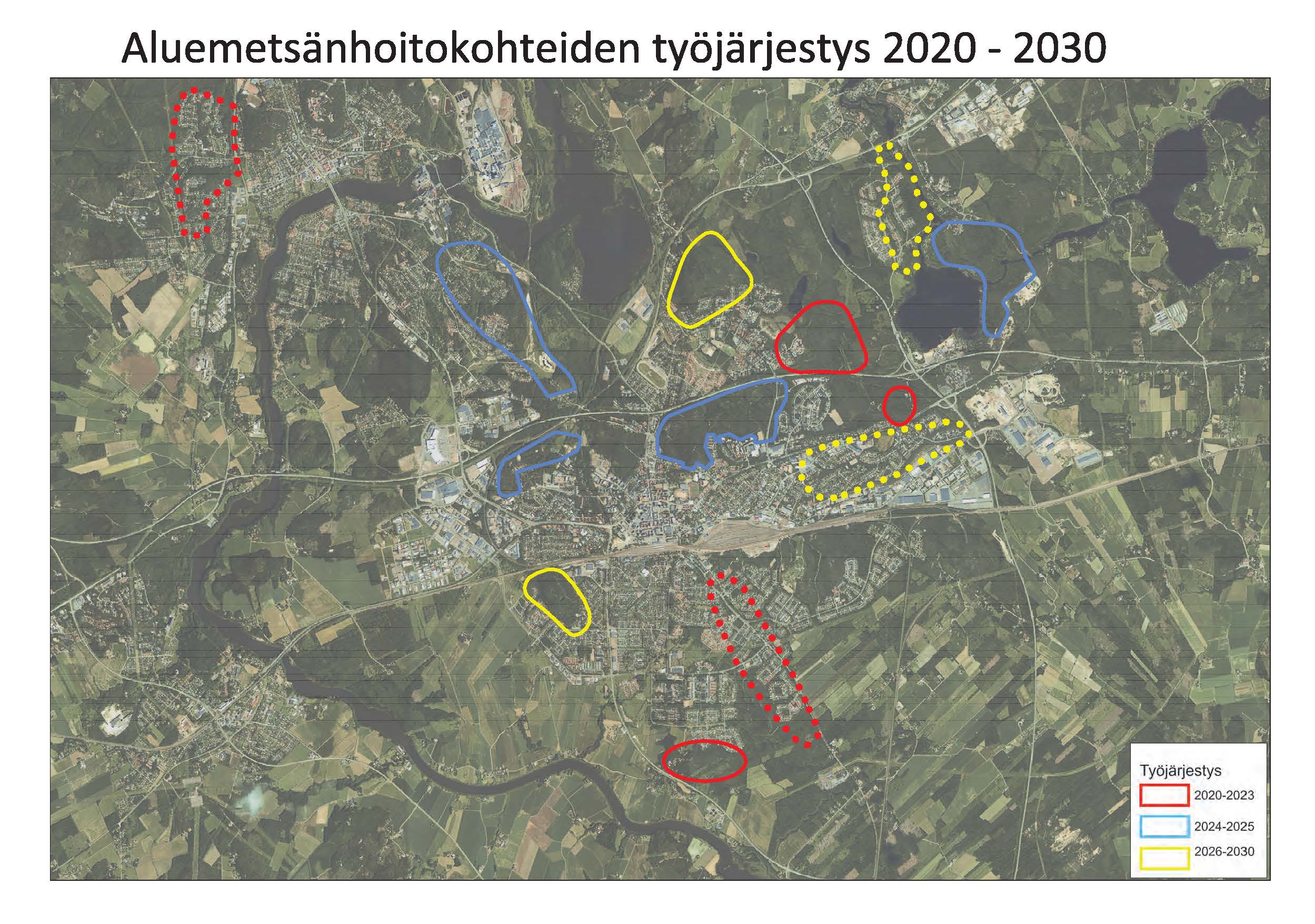 Metsien hoitokohteet 2023 - Kouvolan kaupunki
